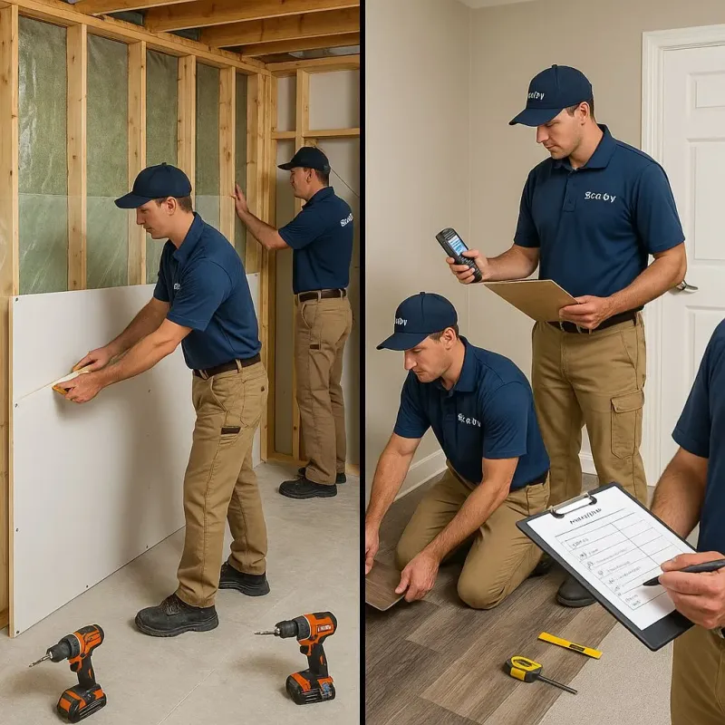 Repairs and Reconstruction process in Richwood, WV